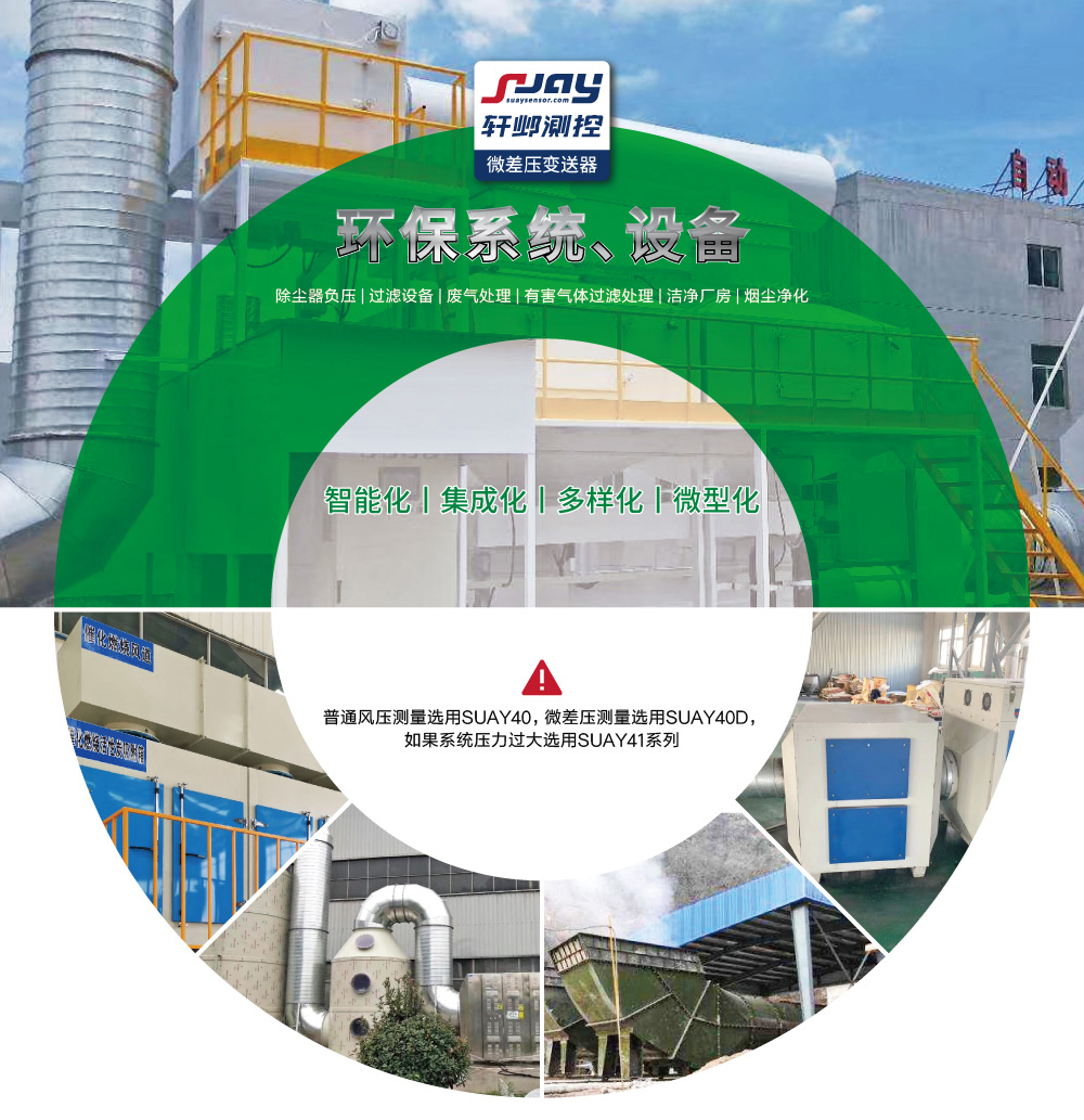 環(huán)保系統(tǒng)、設(shè)備（除塵器負(fù)壓，過(guò)濾設(shè)備、廢氣處理等）